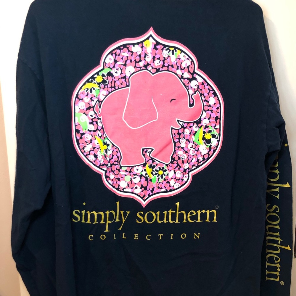 Simply Southern Navy long sleeve
